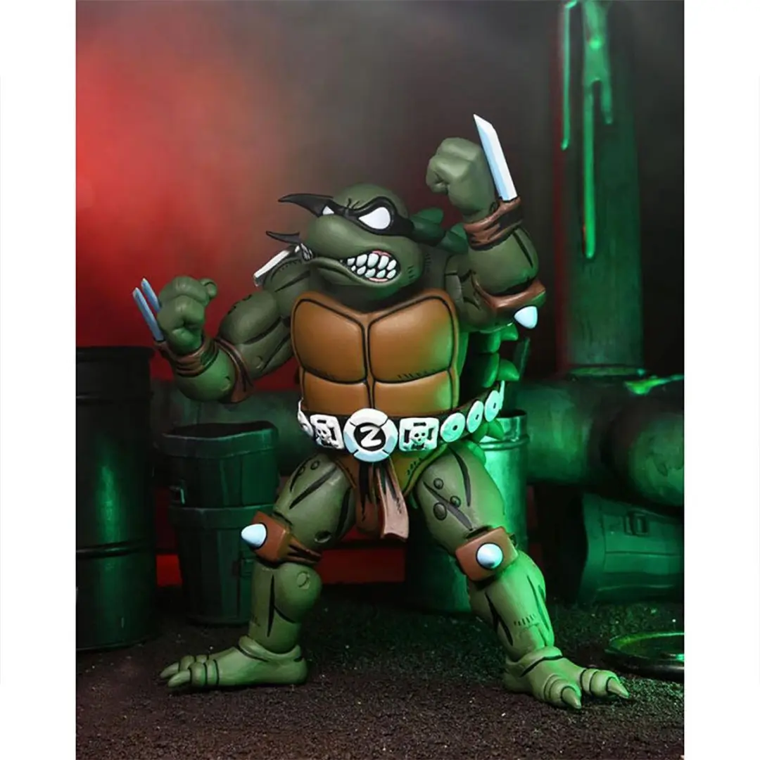 Neca Teenage Mutant Ninja Turtles Archie Comics Slash 7" Action Figure - Multi - afbeelding 6 van 6