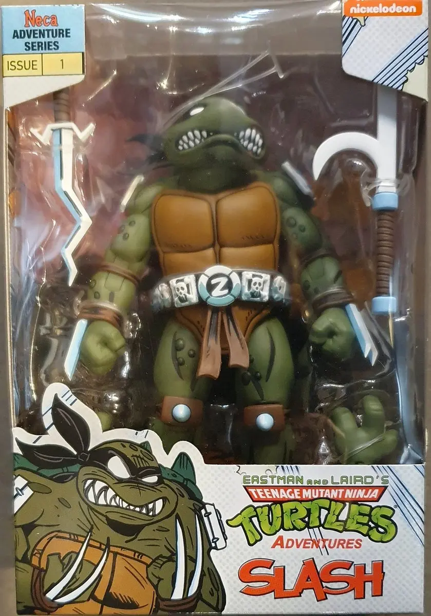 Neca Teenage Mutant Ninja Turtles Archie Comics Slash 7" Action Figure - Multi - afbeelding 2 van 6
