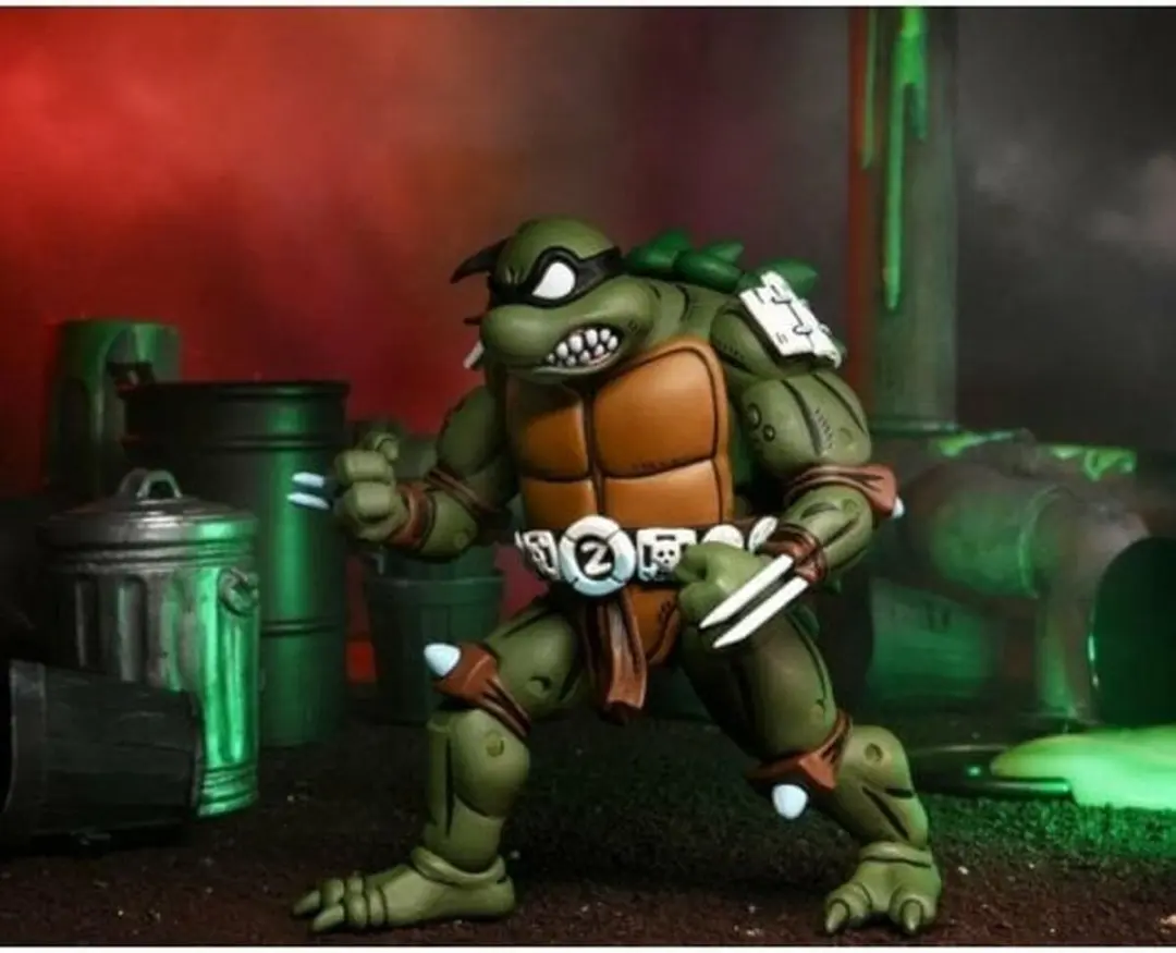 Neca Teenage Mutant Ninja Turtles Archie Comics Slash 7" Action Figure - Multi - afbeelding 4 van 6