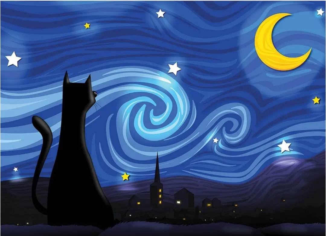 Cobble Hill Mrowwy Night Legpuzzel 500 Stuks