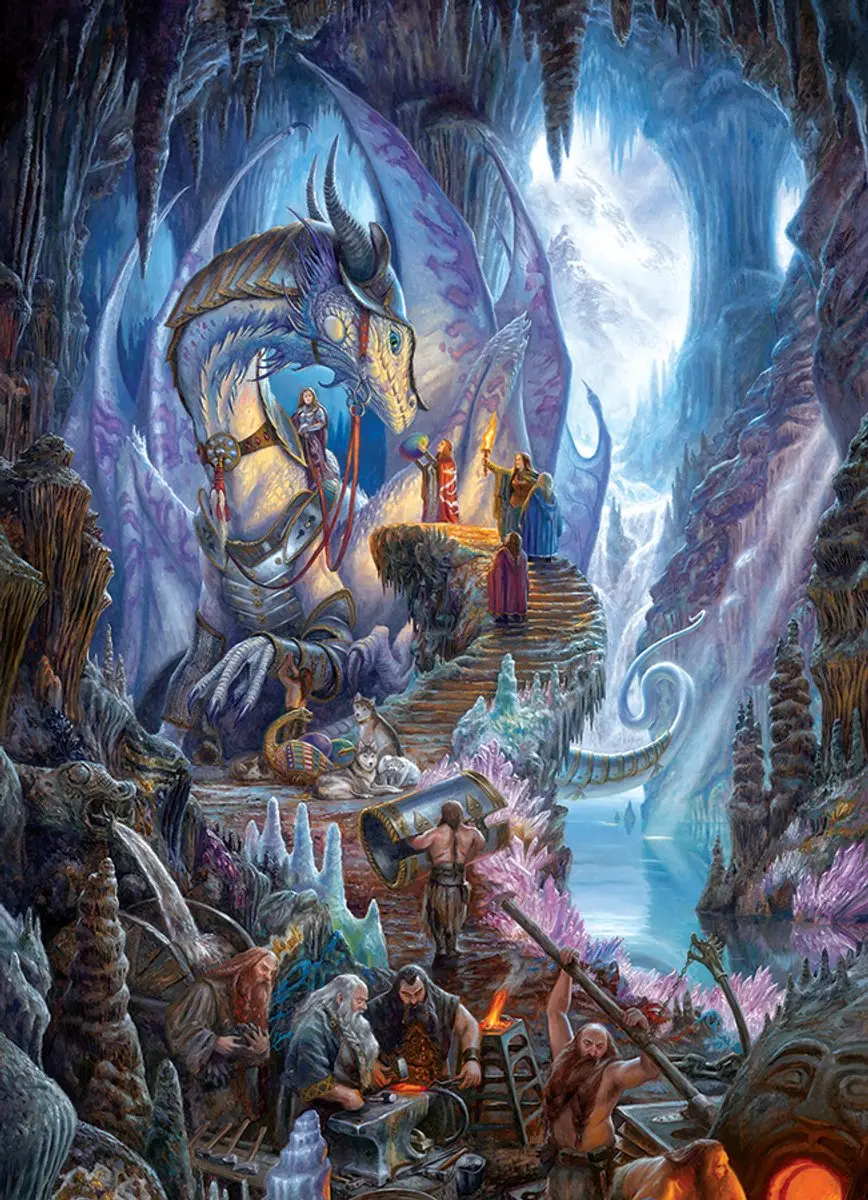 Cobble Hill Dragon Forge Legpuzzel 1000 Stuks