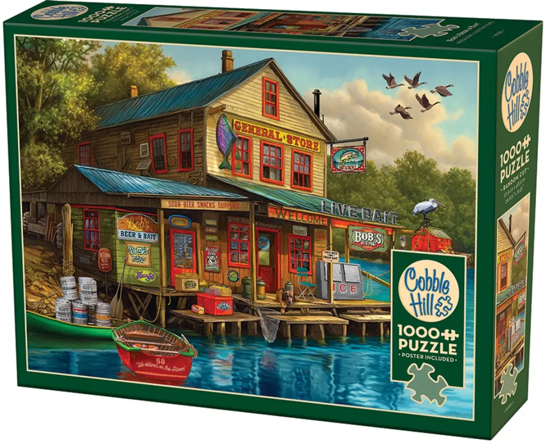 Cobble Hill Bob's Beer & Bait Legpuzzel 1000 Stuks - Meerkleurig