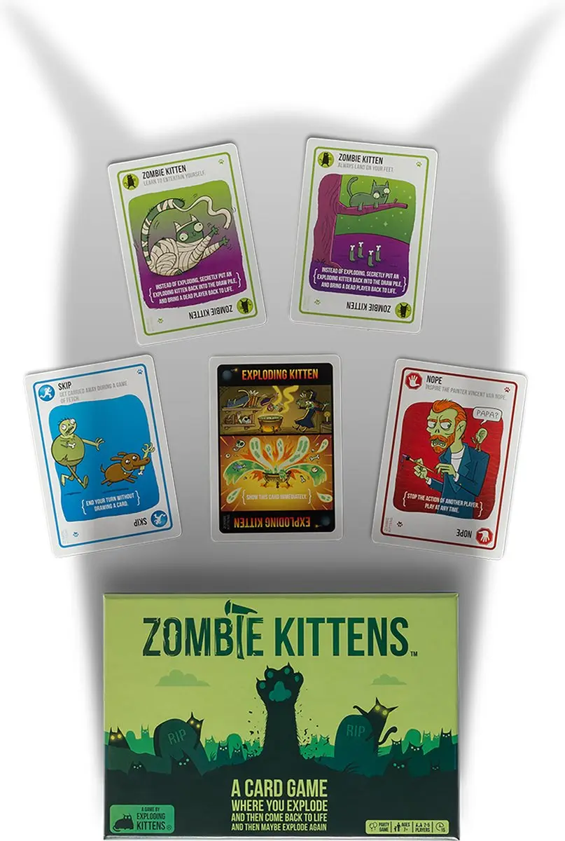 Exploding Kittens Zombie Kittens Kaartspel EKG-EK10 - 2-5 Spelers