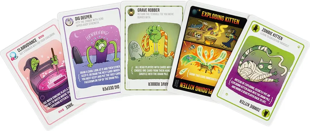 Exploding Kittens Zombie Kittens Kaartspel EKG-EK10 - 2-5 Spelers