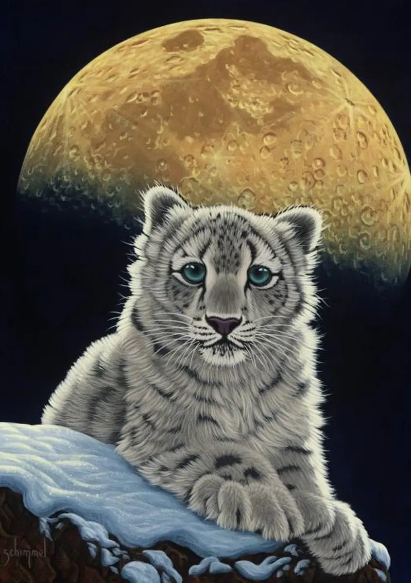 Grafika Legpuzzel Moon Leopard 1500 Stuks