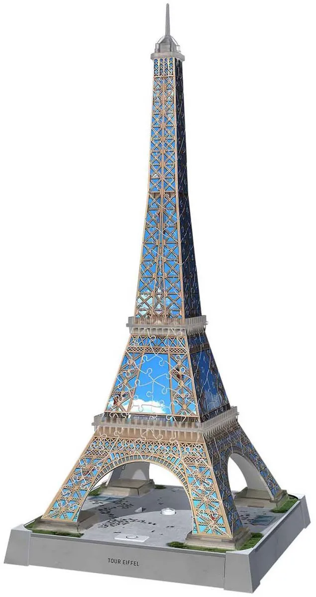 Ravensburger Iconics Eiffeltoren 3D Puzzel - 3243 Stukjes - Meerkleurig
