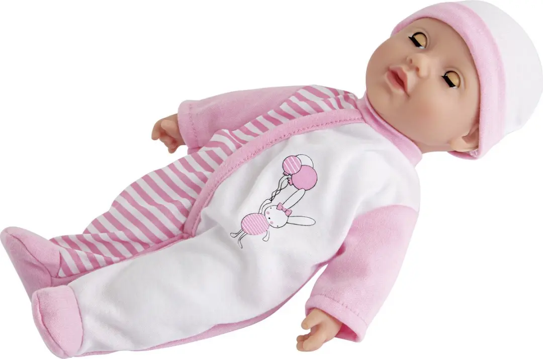 Simba Laura Pop 30cm - Roze/Wit - afbeelding 2 van 5