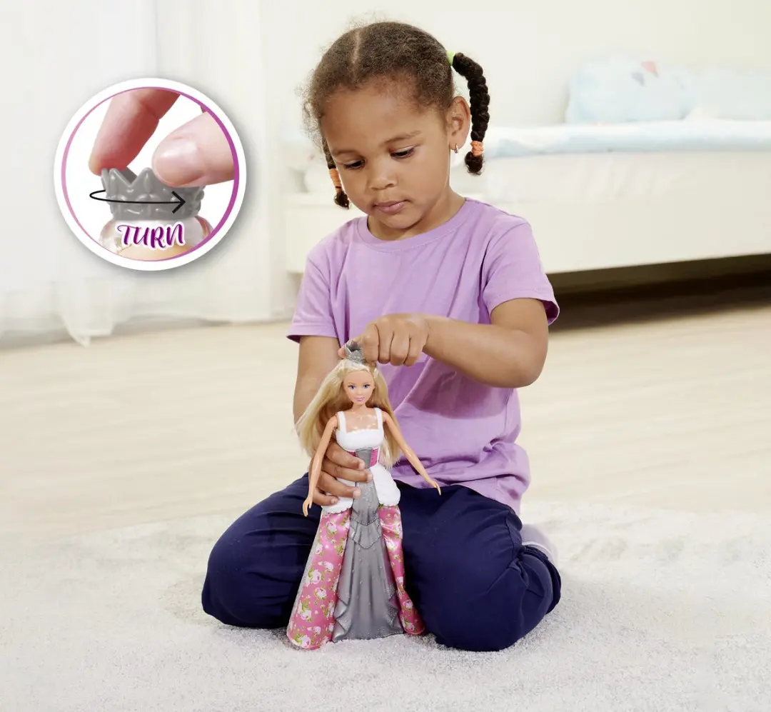 Simba Steffi Love Wedding Magic Trouwpop - Wit/Grijs/Roz/Blauw - afbeelding 5 van 6