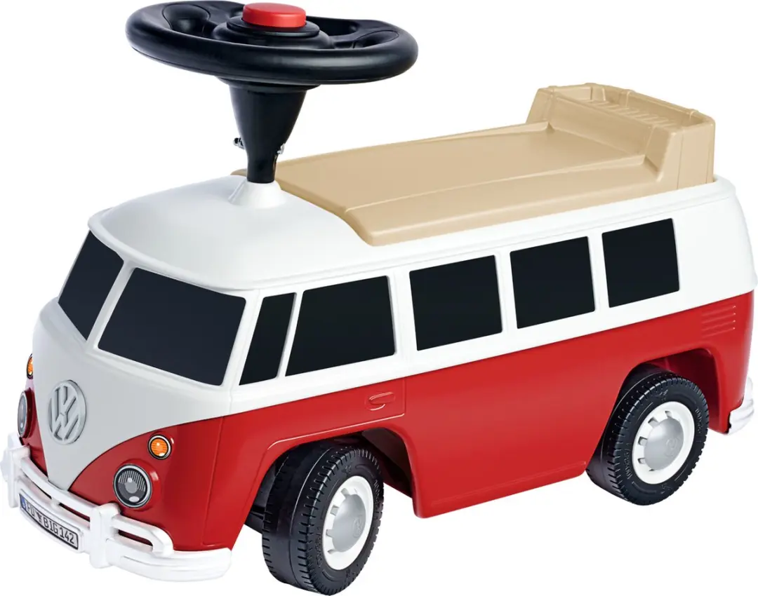 BIG Loopfiets Baby Volkswagen - 4 Wielen - Rood/Wit - afbeelding 2 van 6