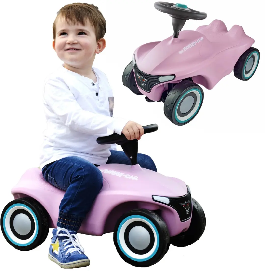BIG Bobby Car Neo Roze - 800056246 - afbeelding 6 van 6