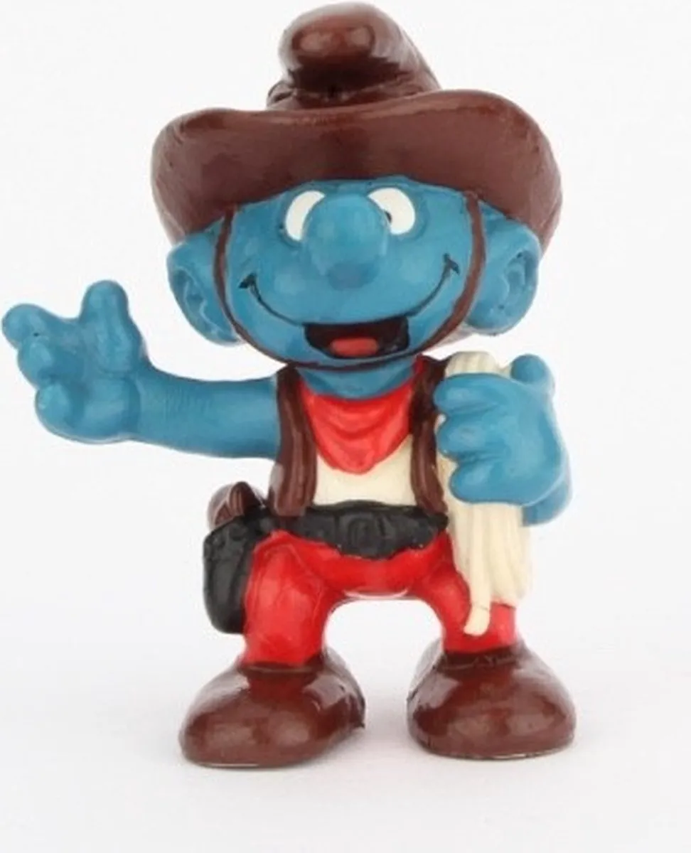 Schleich De Smurfen Cowboy Smurf met Lasso 20122