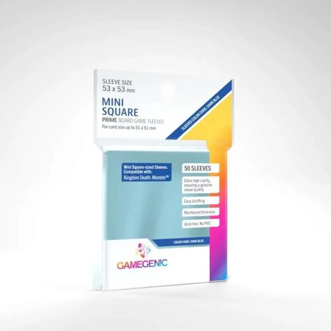 Gamegenic Prime Board Game Sleeves - 50 Stuks - Donkerblauw