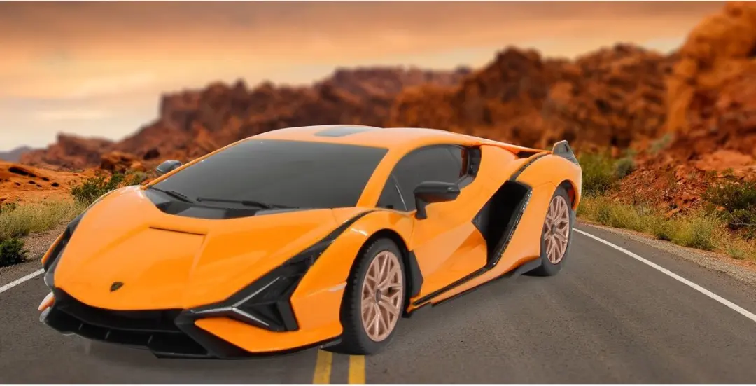 Jamara Lamborghini Sián FKP 37 RC Auto 1:24 - Oranje - 2,4 GHz - afbeelding 5 van 6