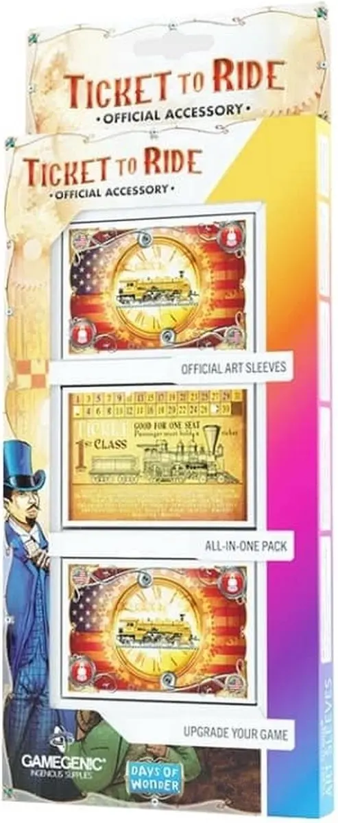 Gamegenic Board Game Sleeves Ticket to Ride USA 152ST