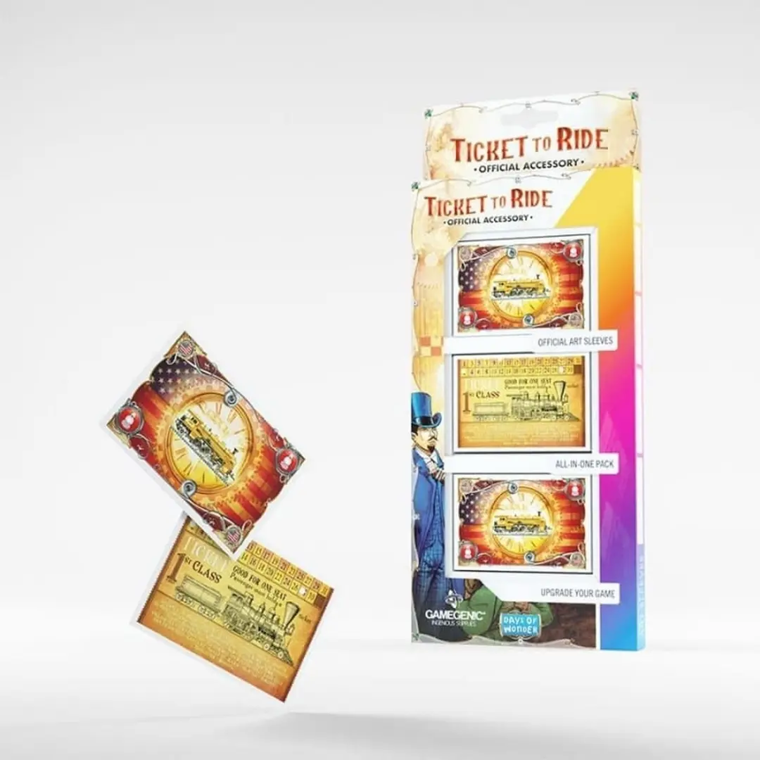 Gamegenic Board Game Sleeves Ticket to Ride USA 152ST