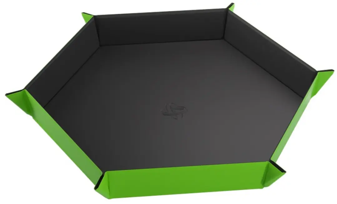 Gamegenic Dice Tray Magnetic Hexagonal - Groen