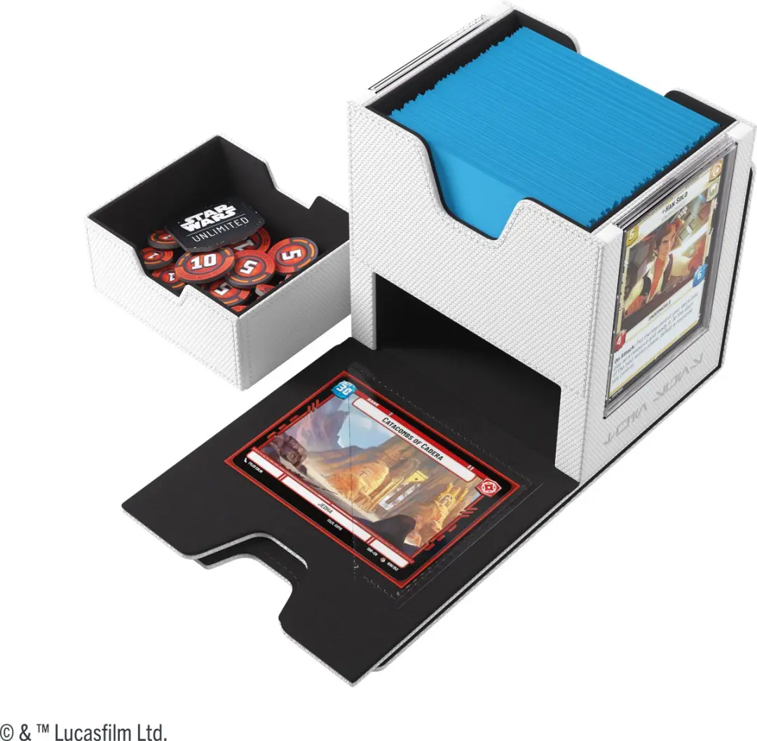 Gamegenic Star Wars Unlimited Twin Suns Deck Pod - MPN 4251715417577 - Wit/Zwart