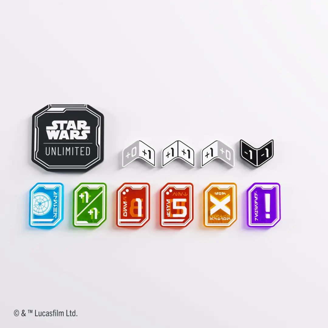 Gamegenic Star Wars Unlimited Acrylic Tokens PRO - 2 Spelers - MPN 4251715417799