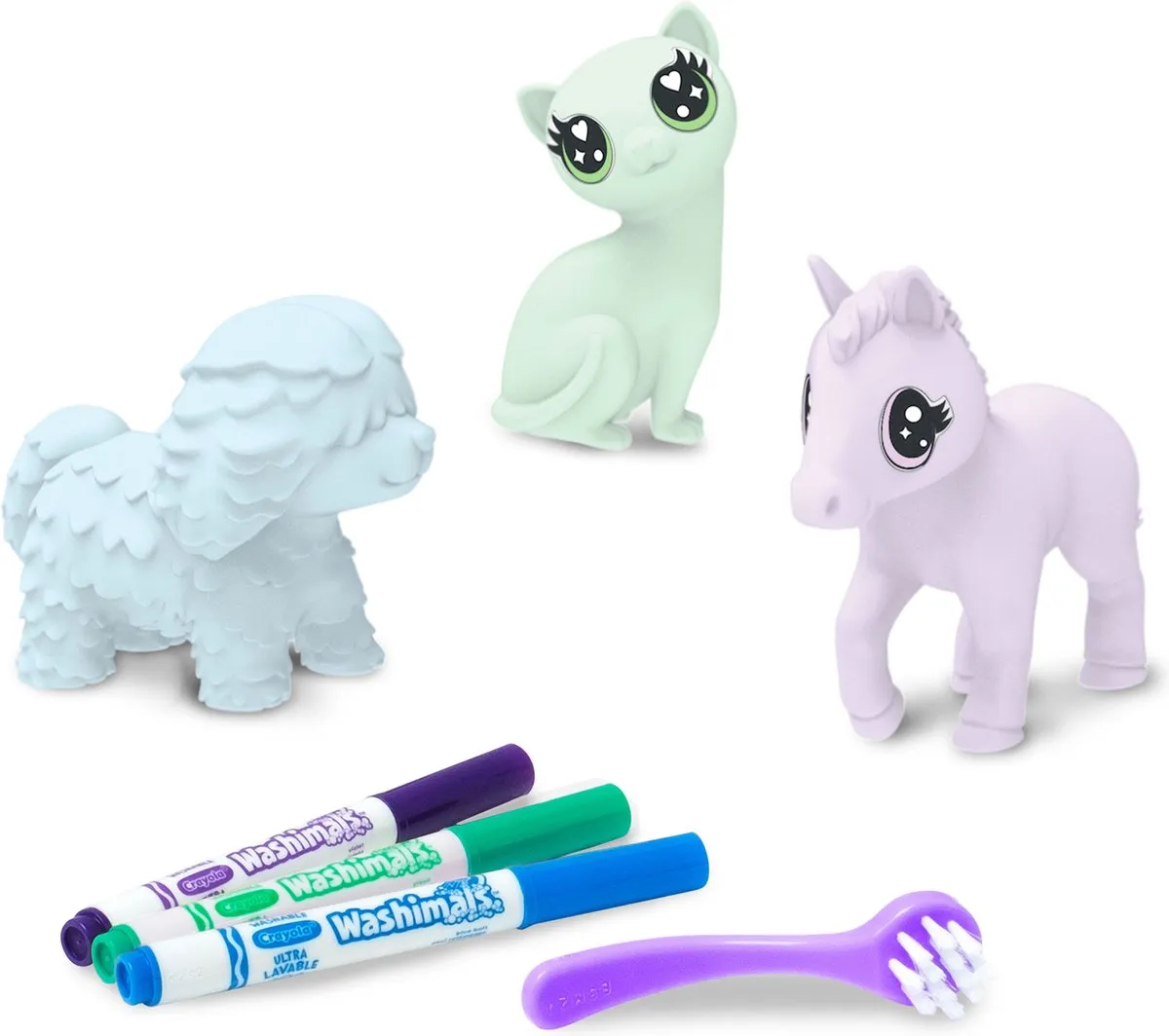 Crayola Washimals Hobbypakket - 7 Stuks Veelkleurig