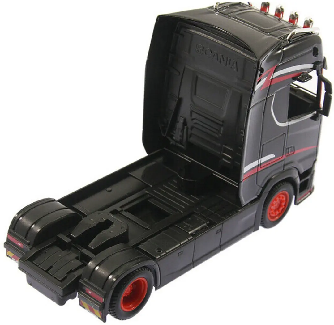 Bburago Scania 770S Custom Cabs 32207 1:43 - Zwart - afbeelding 6 van 6