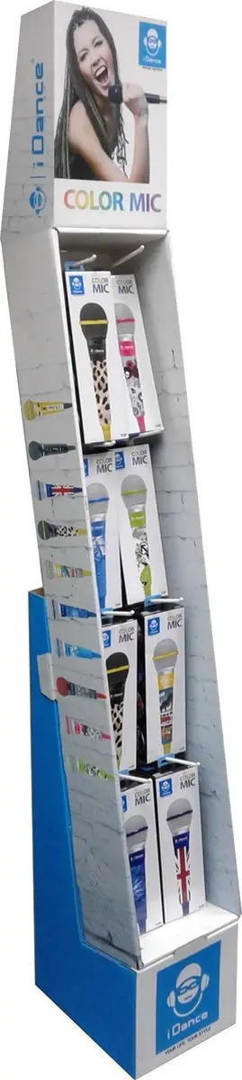 iDance Color Microfoon CLM4 - Blauw - afbeelding 6 van 6