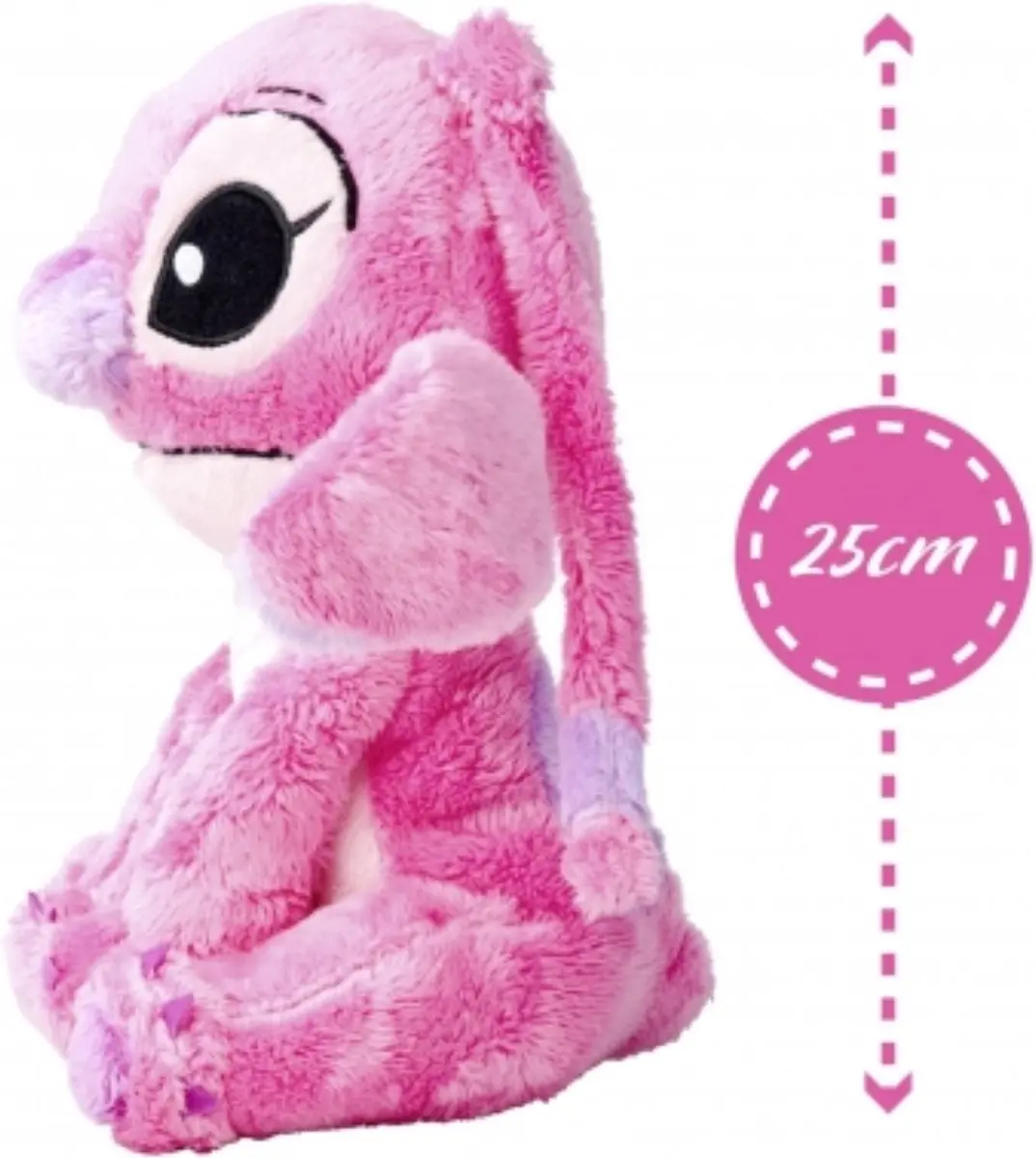 Simba Disney Lilo & Stitch Angel Pluche - 25cm Roze - afbeelding 5 van 6