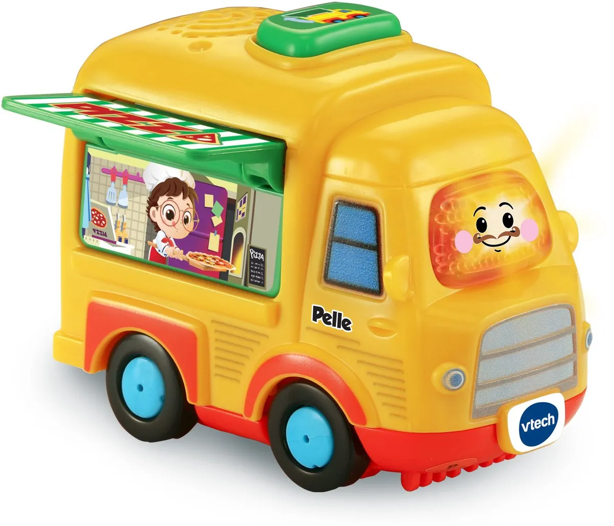 VTech Toet Toet Auto's Pelle Pizzakar Speelgoed Auto 80-582923 - Multicolor