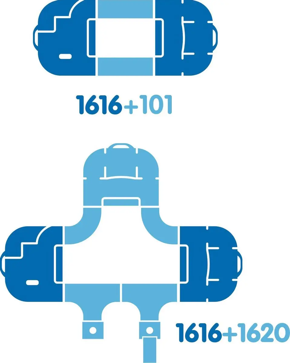 Aquaplay Big Rechte Secties Uitbreiding - 2 Stuks - afbeelding 2 van 4