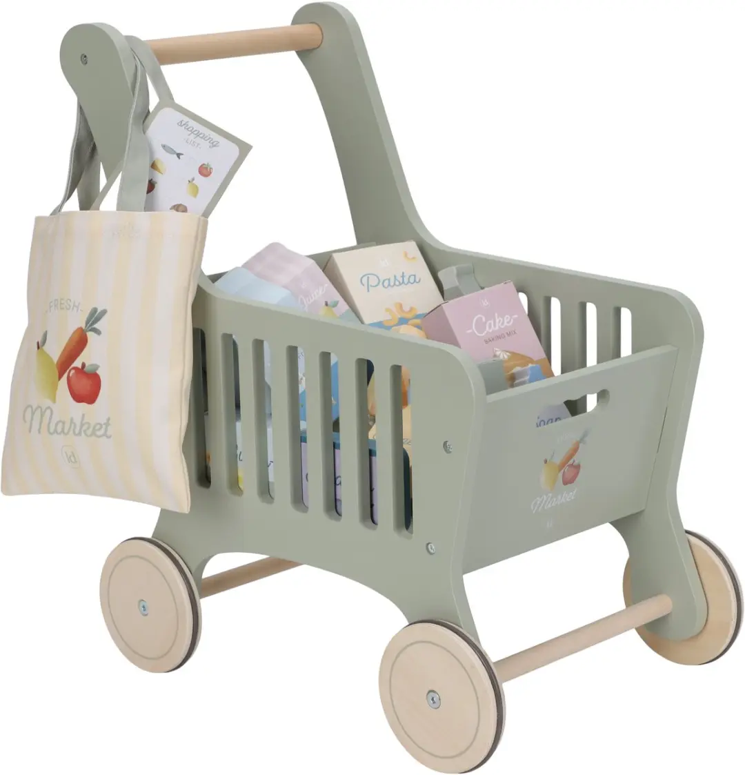 Little Dutch Kinderwinkelwagen 14-delig - Groen - afbeelding 3 van 6