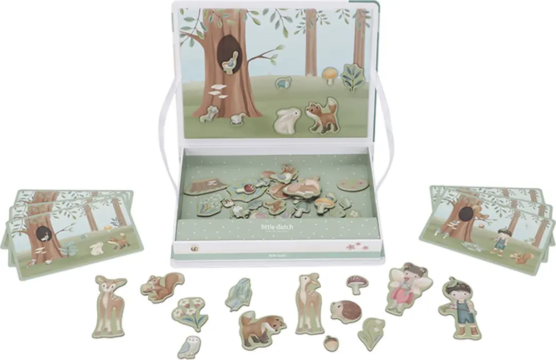Little Dutch Forest Friends Magnetisch Speelbord - Multi - afbeelding 5 van 6