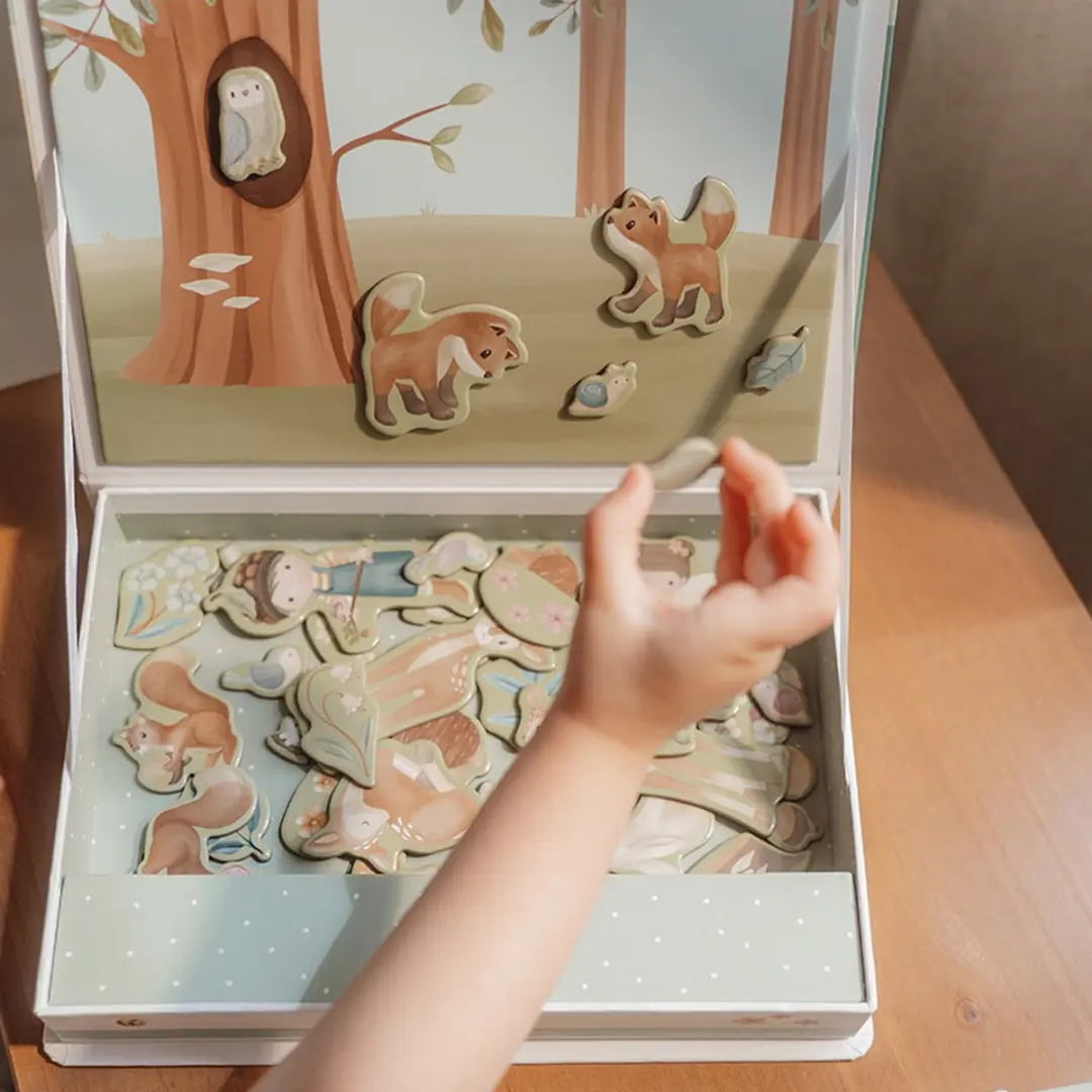Little Dutch Forest Friends Magnetisch Speelbord - Multi - afbeelding 2 van 6