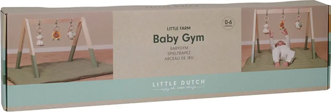 Little Dutch Babygym Little Farm - 3 Speelelementen - Multicolor - afbeelding 2 van 6