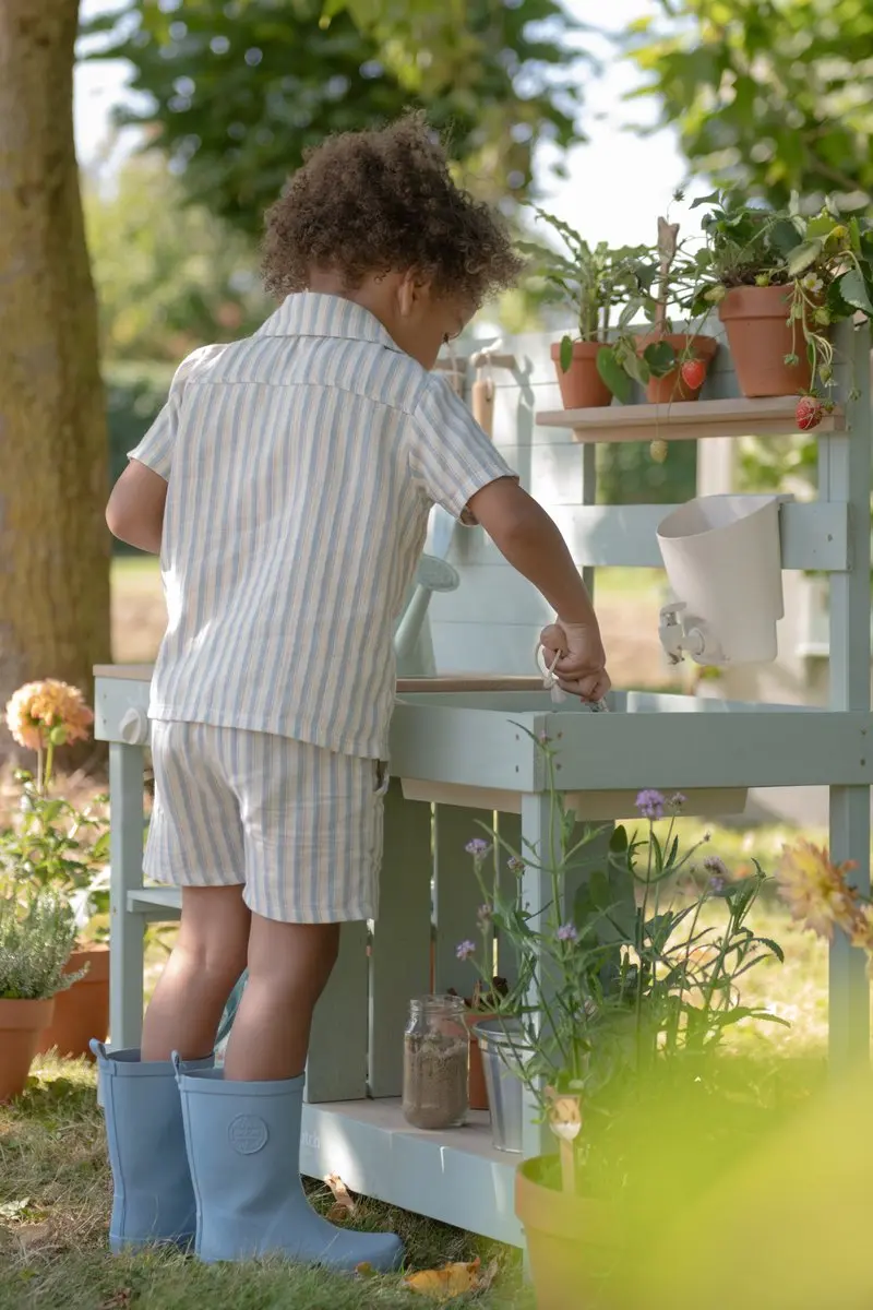 Little Dutch Houten Speelkeuken Groen - afbeelding 2 van 6