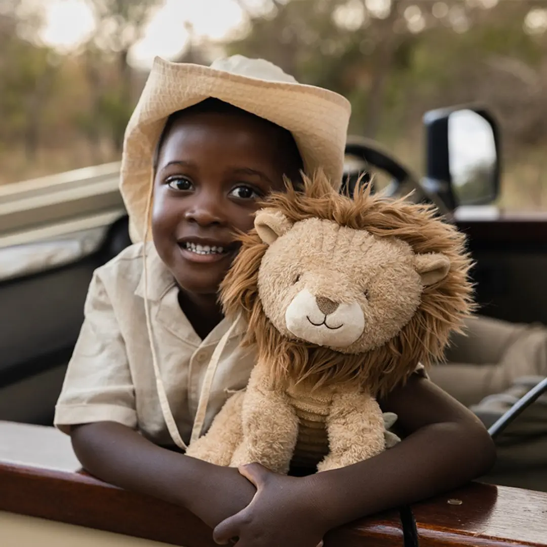 Little Dutch Safari Friends Knuffel Leeeuw 25cm - Beige - afbeelding 2 van 6