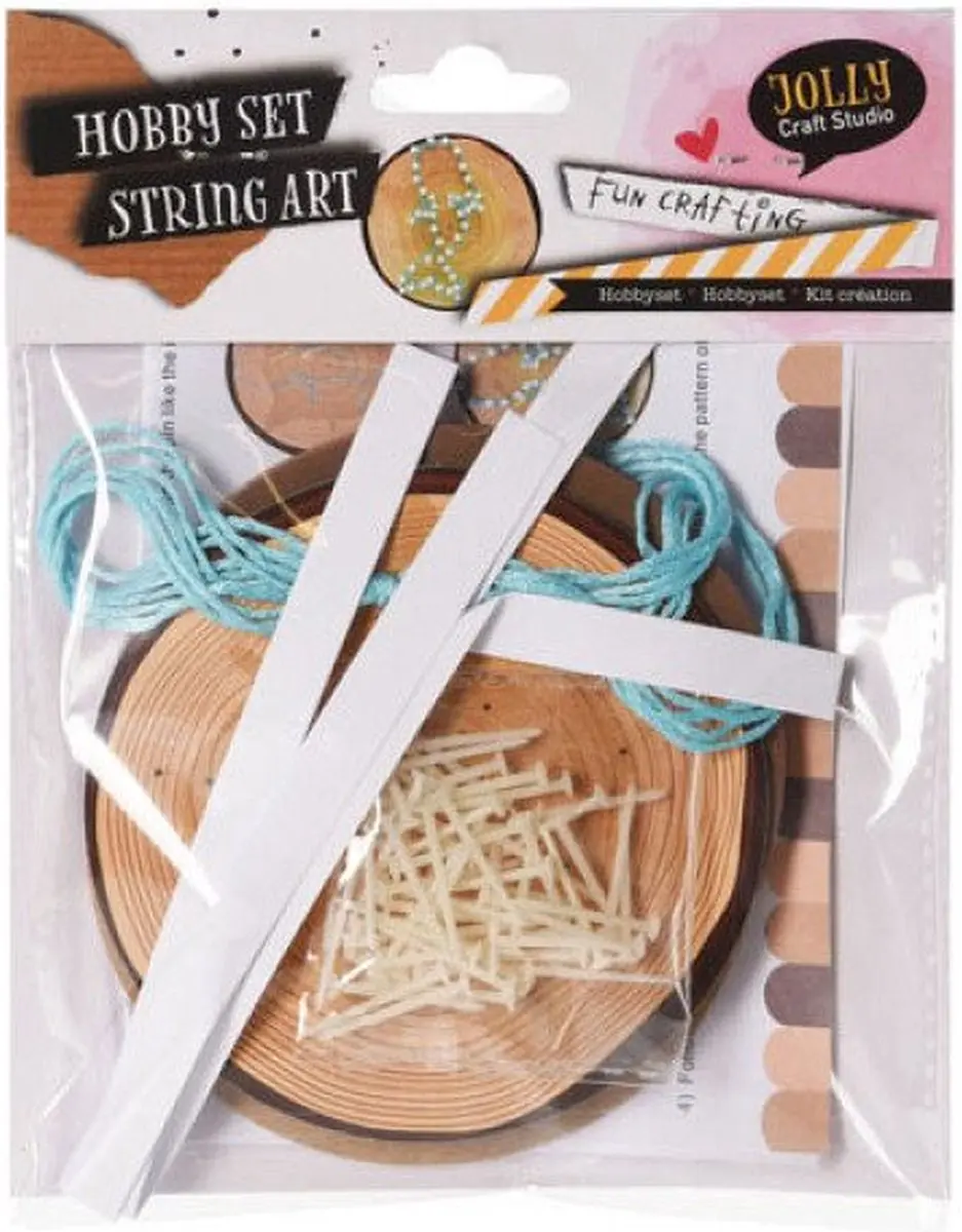 Koopman String Art Knutselset Meerkleurig - afbeelding 3 van 6
