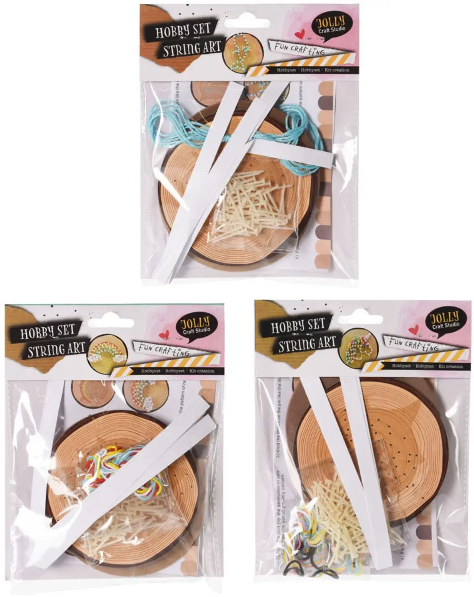 Koopman String Art Knutselset Meerkleurig - afbeelding 2 van 6