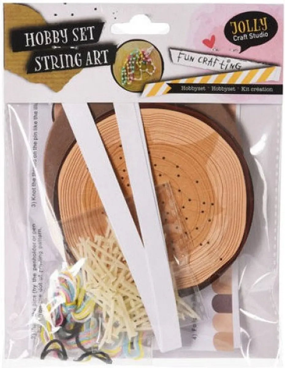 Koopman String Art Knutselset Meerkleurig - afbeelding 4 van 6
