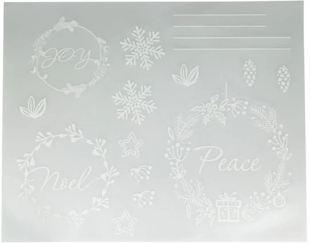 Koopman Raamsticker Kerst Thema - Multi kleuren - afbeelding 2 van 4