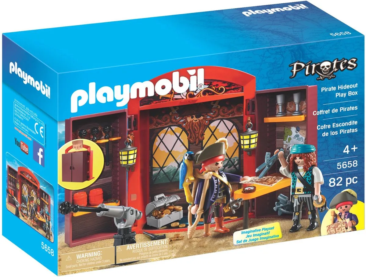 Playmobil Pirates Speelbox Piratenkajuit 5658