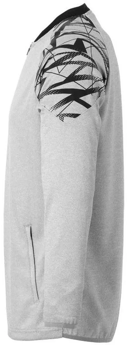 Uhlsport Goal 25 Poly Jacket - 3XL - Donker Grijs Melange - afbeelding 2 van 4