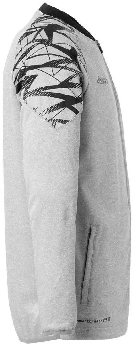 Uhlsport Goal 25 Poly Jacket - 3XL - Donker Grijs Melange - afbeelding 4 van 4