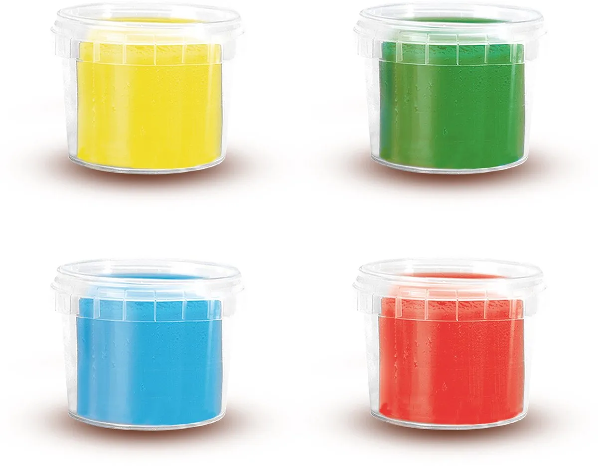 SES Creative Super Klei Basiskleuren 360g - 4 Stuks