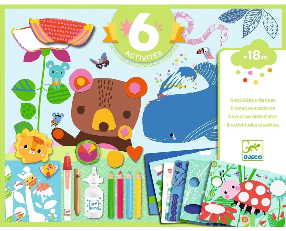 Djeco De muis en zijn vrienden Creatieve Doos - Multicolor - afbeelding 6 van 6