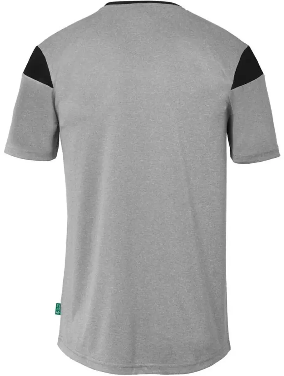 Uhlsport Squad 27 Heren Shirt Korte Mouw - M - Donkergrijs/Gemeleerd