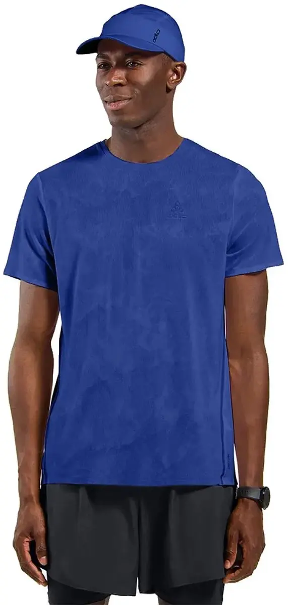 ODLO T-shirt ZEROWEIGHT ENGINEERED CHILL-TEC - Blauw M