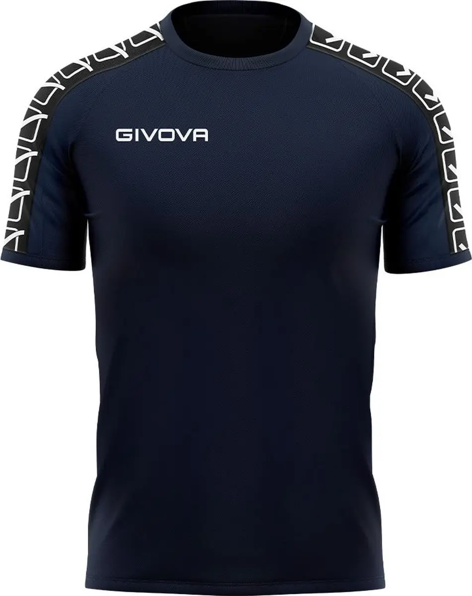 Givova Sport-T-shirt Katoenband 4XL - Marineblauw - afbeelding 3 van 4