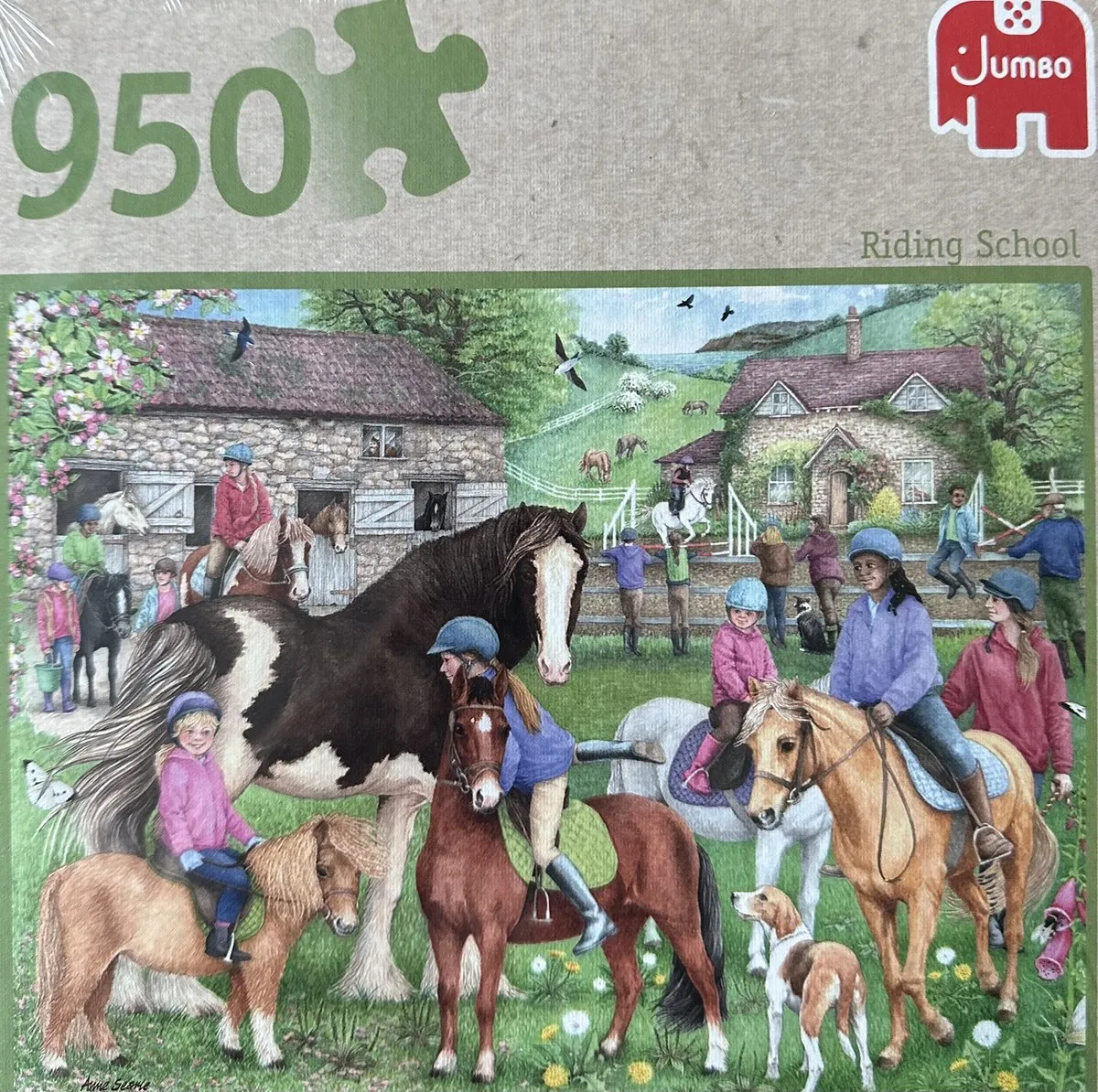 Jumbo Puzzle Riding School 950 Stuks