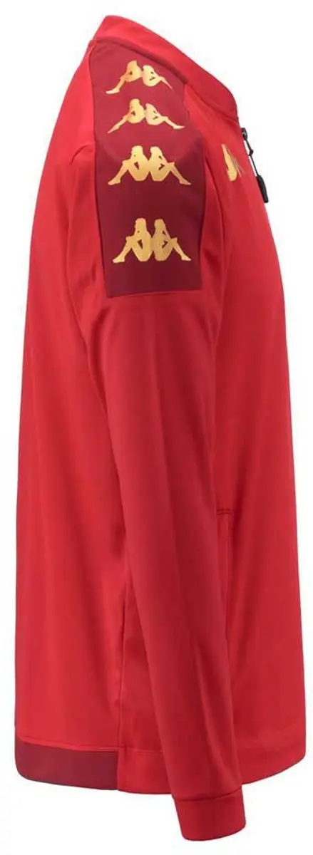 Kappa Giullio Half-Zip Sweatshirt - 4XL - Rood