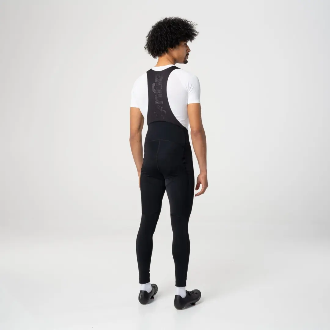 AGU Warm Bibtight Heren Fietsbroek S - Zwart - afbeelding 2 van 6