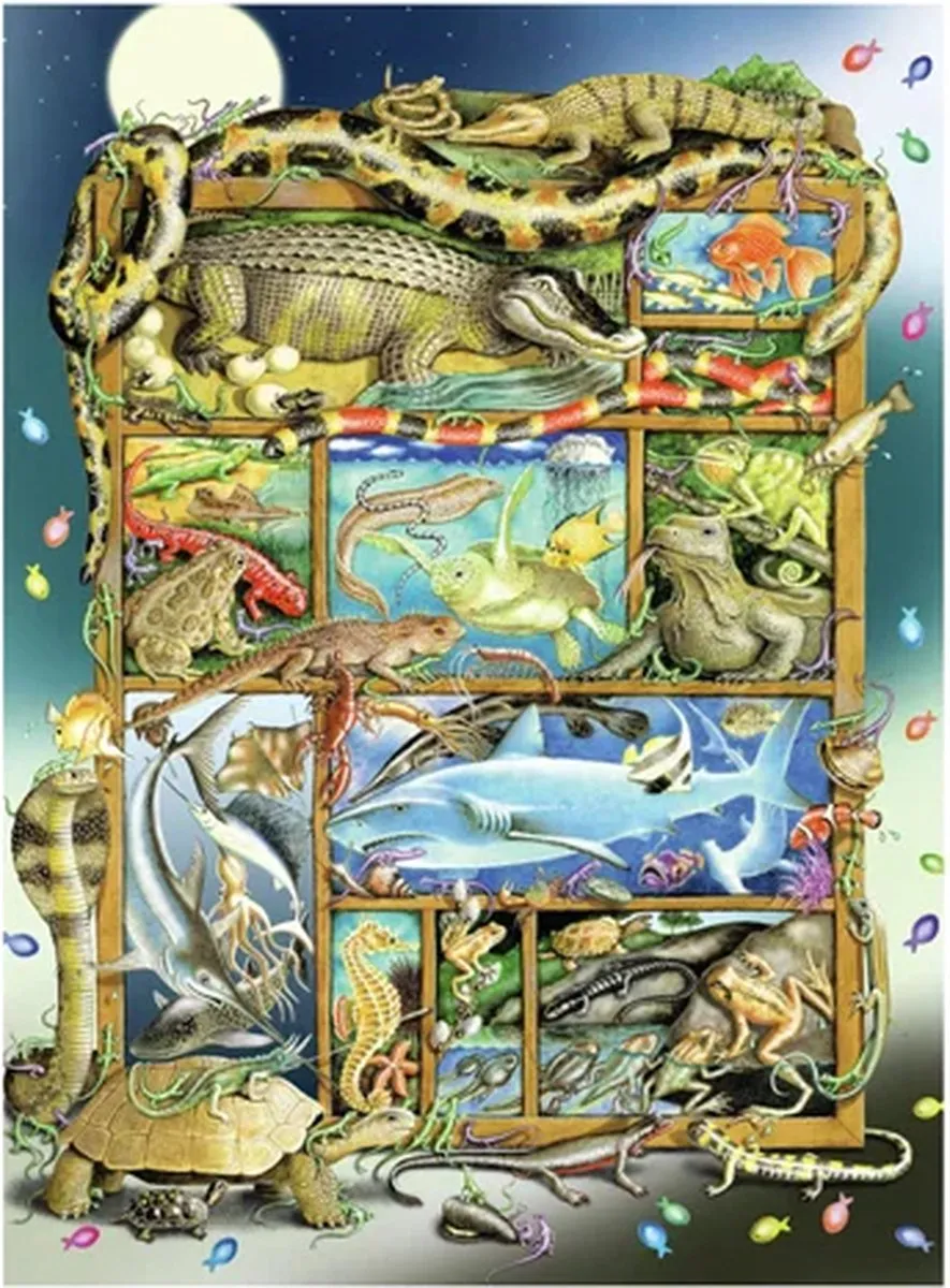 Ravensburger Reptiles Puzzel 200 Stuks - Multicolor